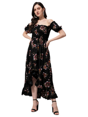 Women Ruffled Maxi Dress