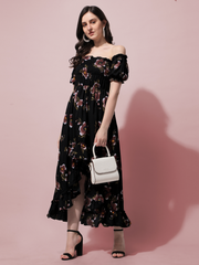 Women Ruffled Maxi Dress