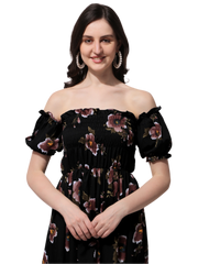 Women Ruffled Maxi Dress