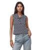 Seekatel Chevron Sleeveless Top