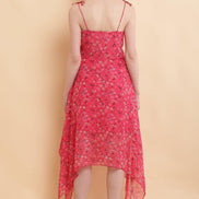 Seekatel Pink A Line Georgette Dress