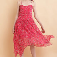 Seekatel Pink A Line Georgette Dress