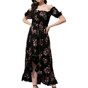 Women Ruffled Maxi Dress