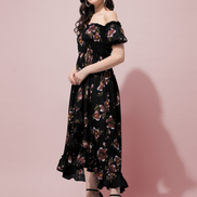 Women Ruffled Maxi Dress