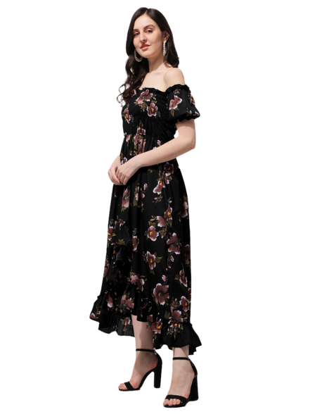 Women Ruffled Maxi Dress