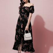 Women Ruffled Maxi Dress