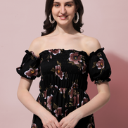 Women Ruffled Maxi Dress