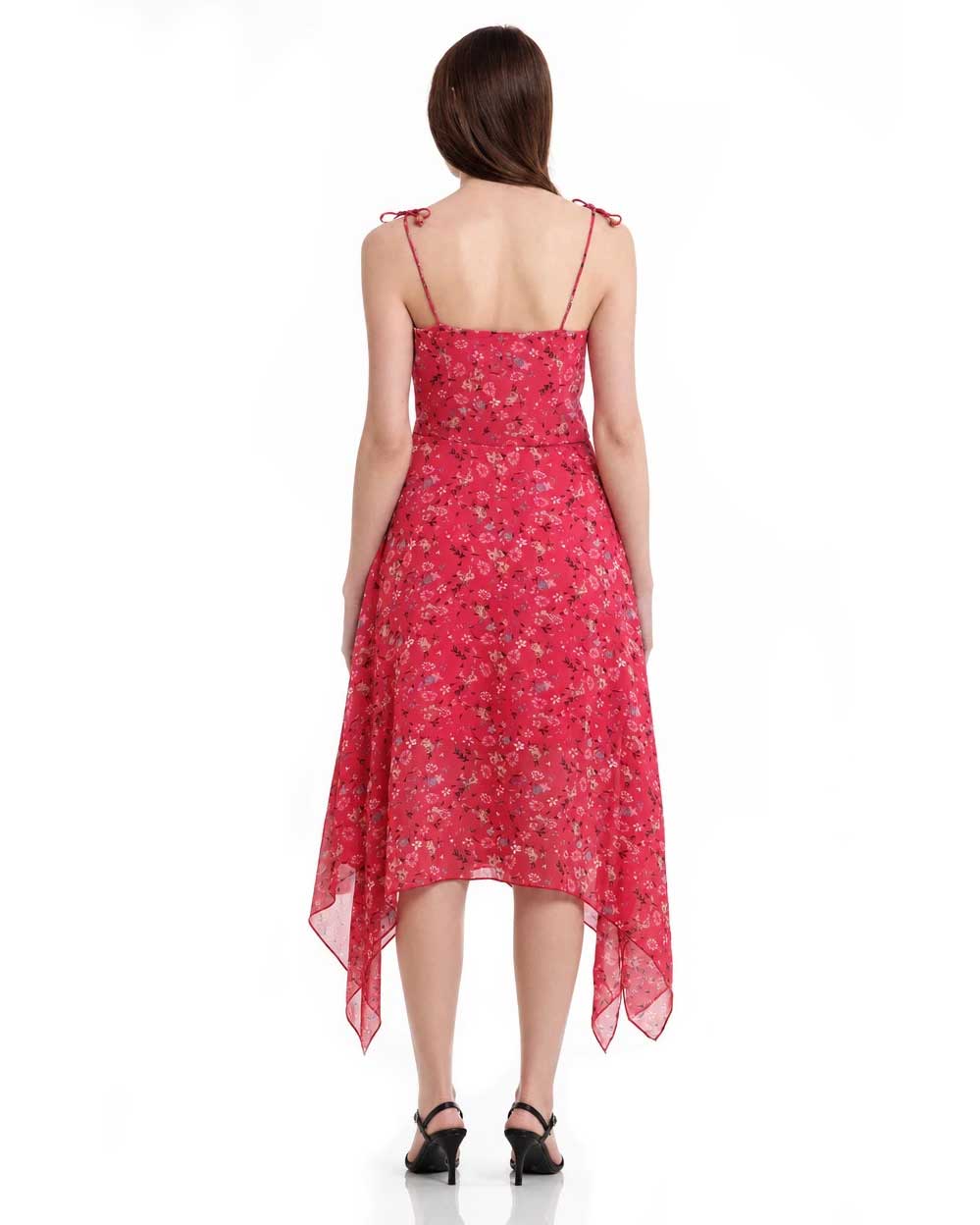Seekatel Pink A Line Georgette Dress