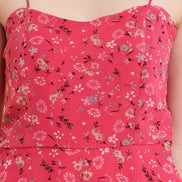 Seekatel Pink A Line Georgette Dress