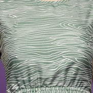 Abstract Printed Backless A-Line Dress