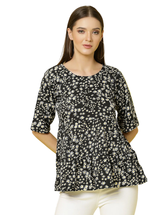Women Floral Print Top