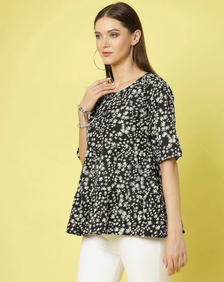 Women Floral Print Top