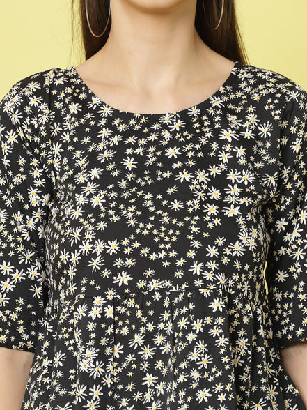 Women Floral Print Top
