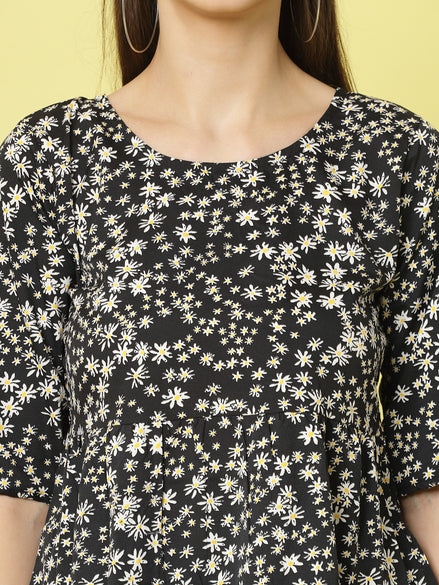 Women Floral Print Top