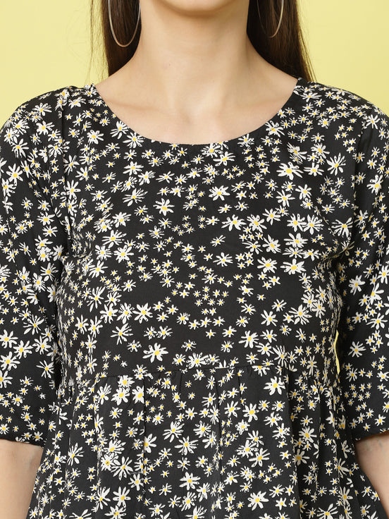Women Floral Print Top